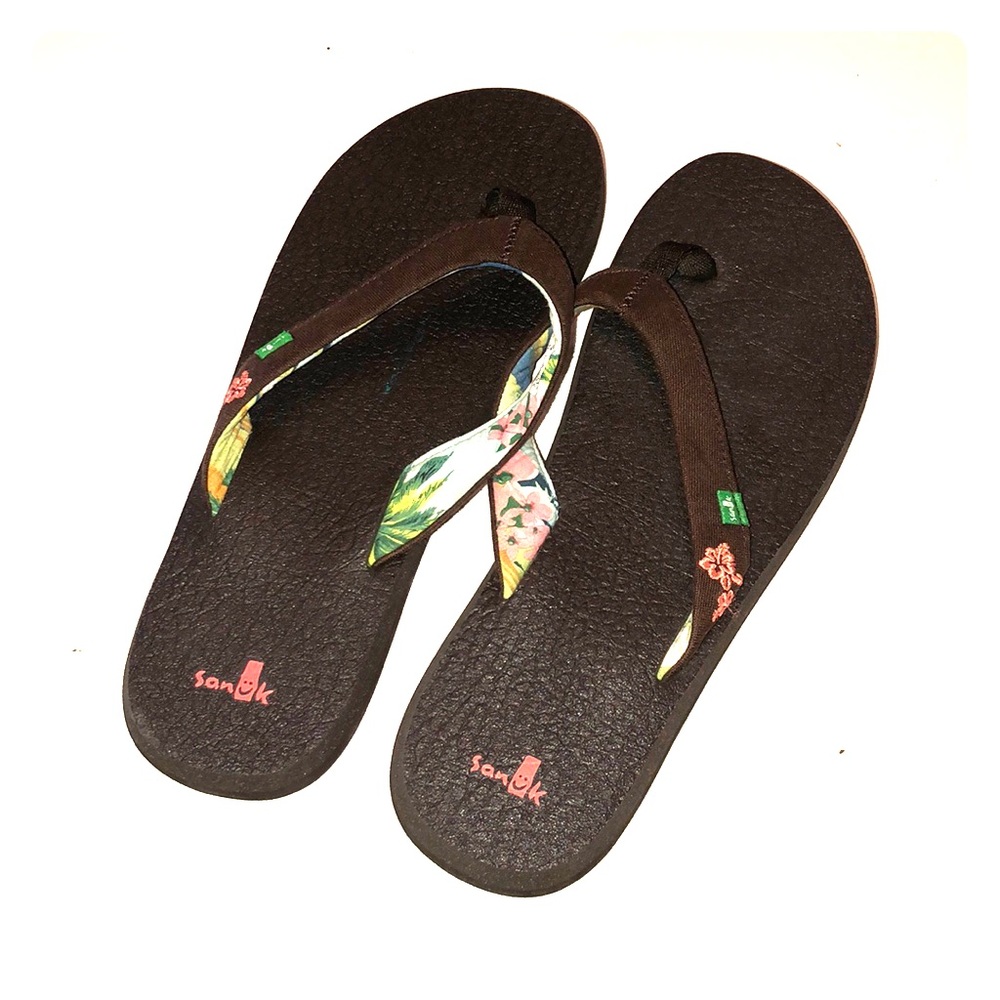 Sanuk Yoga Flip Flops Women’s 11
